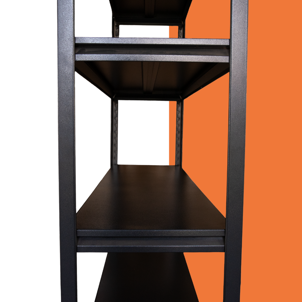 Estante metálico negro 220x120x45 cm 1000kg
