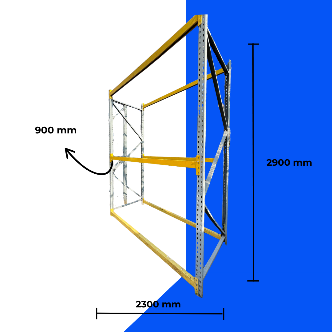 Rack Industrial Usado 2900x2300x900mm 500kg