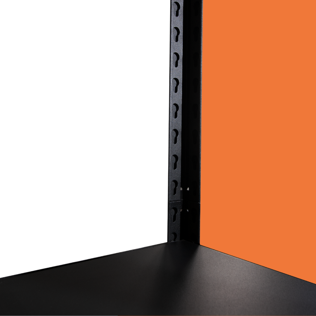 Estante metálico negro 183x120x40 cm 500kg